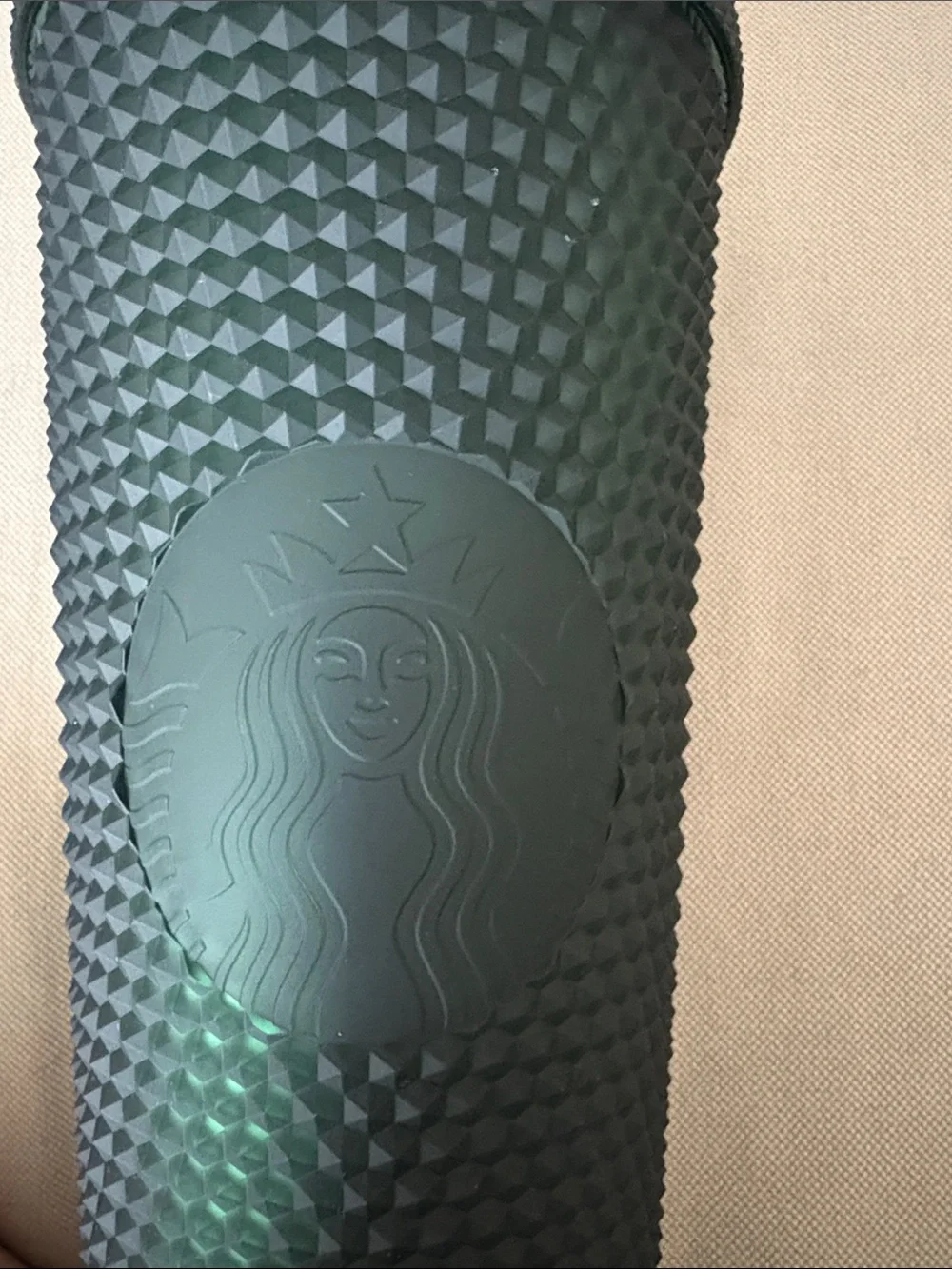 Green Studded Starbucks Cold Cup
